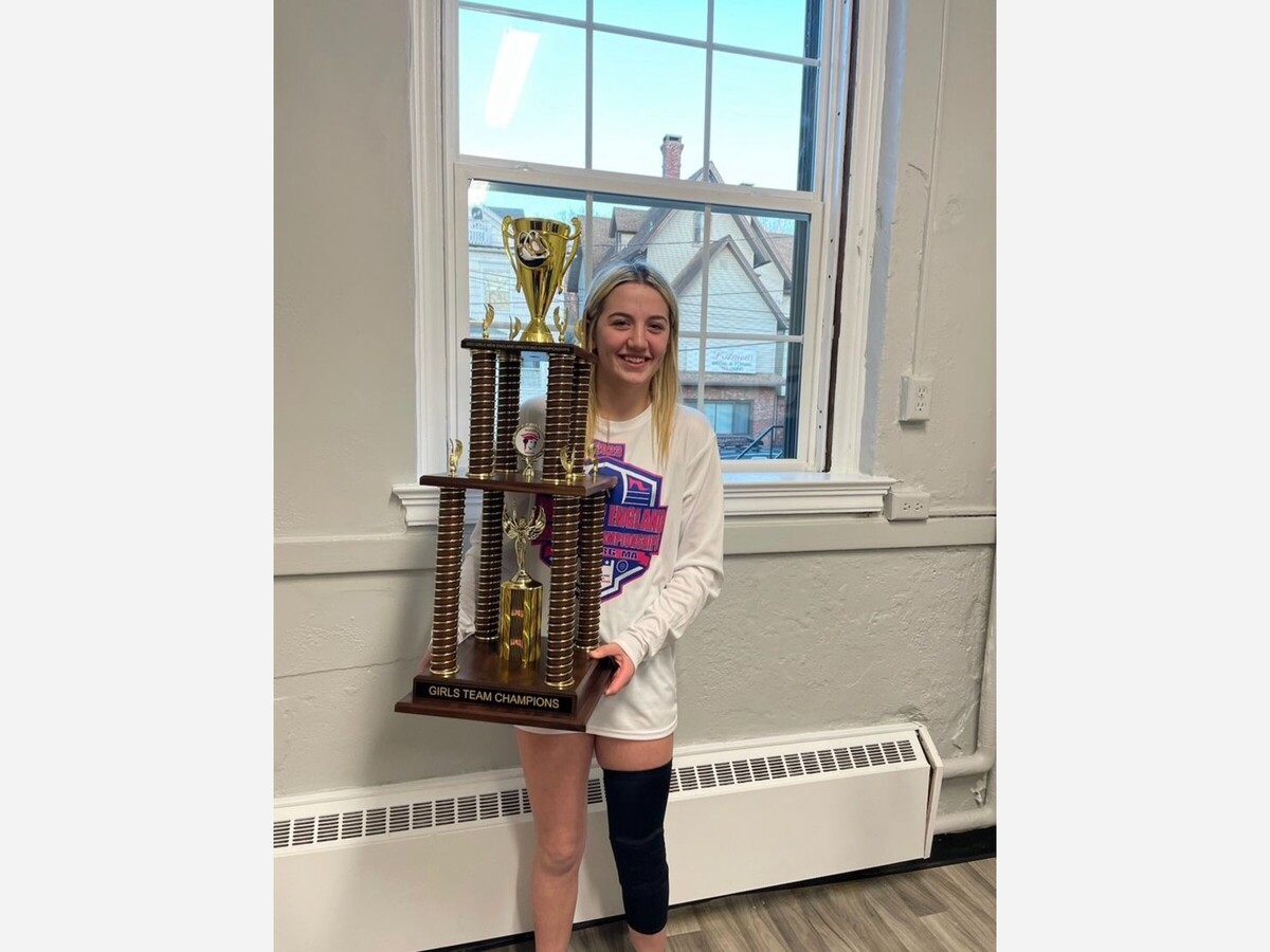 Maddie Cooper Makes EHHS Proud with her 1st Place Win at the New England Youth Wrestling Championship