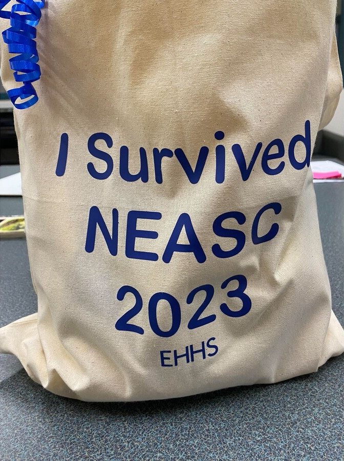 A swag bag made by the EHHS Makerspace