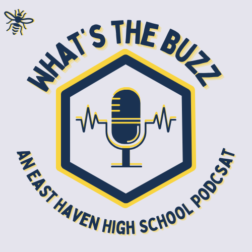 What's the Buzz Podcast Logo by Ms. Caturano