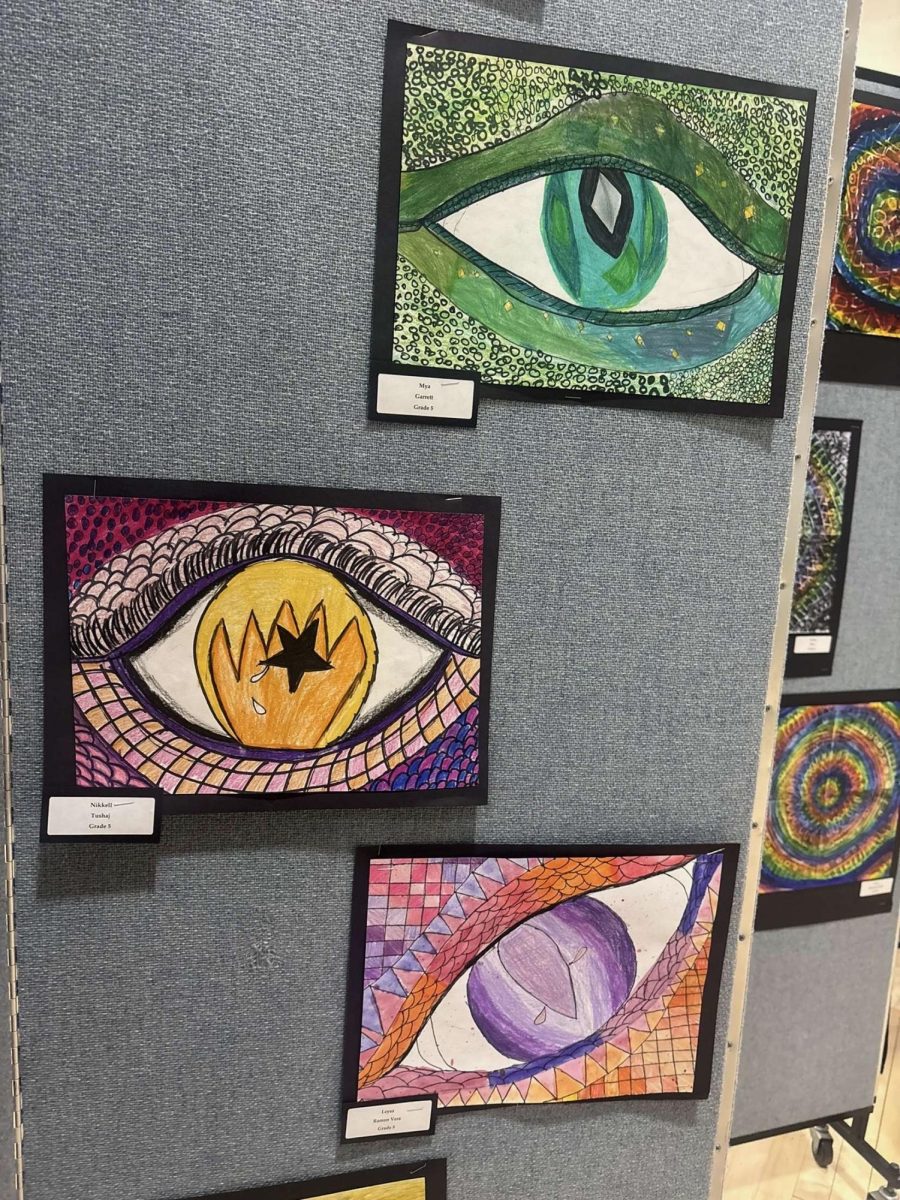 EHPS District Art Show Features Twelve Grades of Student Work