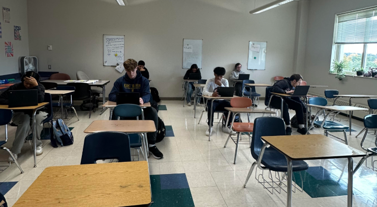During Flex students being productive and getting work done.